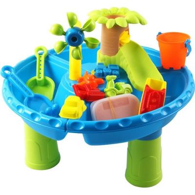 Table en bois d'activité pour tout-petits enfants Table de jeu sensorielle pour