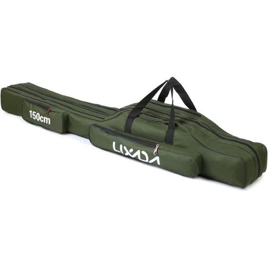 VGEBY Étui De Canne à Pêche Étui Pliable Pour Canne à Pêche, 1.5m, En