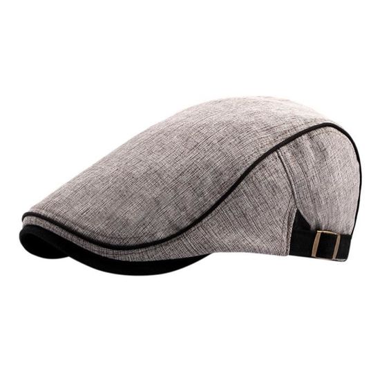 Casquette Plate Style Newsboy En Coton – Idéale Pour Un Look Décontracté Gatsby