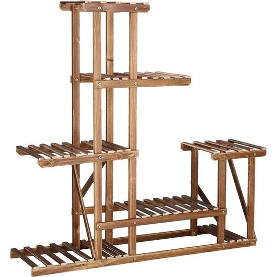 Support De Fleurs En Fer à 4 étages En Forme De Cœur - Pour Intérieur/extérieur - Pour Cour, Jardin, Balcon - Rangement D'angle élégant Pour Plantes Et Fleurs En Pot