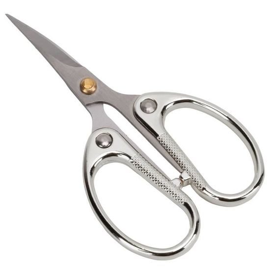 Euyehn - Ciseaux Pliables En Forme De Patte De Chat, 3 Couleurs (argent/noir/bleu), Pour Scrapbooking, Découpe Papier Et Travaux Manuels - 10