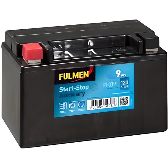 Batterie voiture FULMEN Start-Stop Auxiliary FK091 12V 9Ah 120A-Fulmen