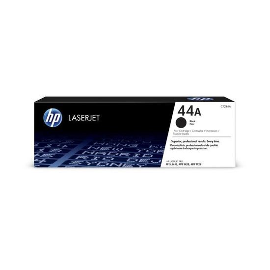 Cartouche de toner noir LaserJet authentique HP 44A - HP LaserJet Pro M15/M28 - Jusqu'à 1000 pages ISO/IEC 19752