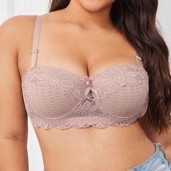 Lot De 4 Soutiens-gorge Push-up Sans Armatures Reality - Taille 38/40 - Bonnet B - Multicolore En Dentelle - Neuf Sans étiquettes