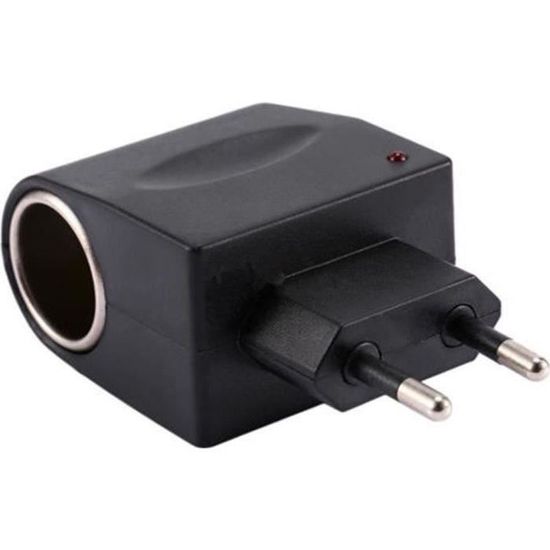 Allume-Cigare De Voiture, Adaptateur D'alimentation De Voiture Convertisseur Tension D Ca A Cc Chargeur Voiture Allume Cigare 220v A 12v Chargeur Secteur 84325430