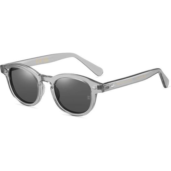 Lunettes De Soleil Ovales Vintage UV400 - Verres Incassables, Monture Plastique, Pour Moto, Vélo, Sport - 12
