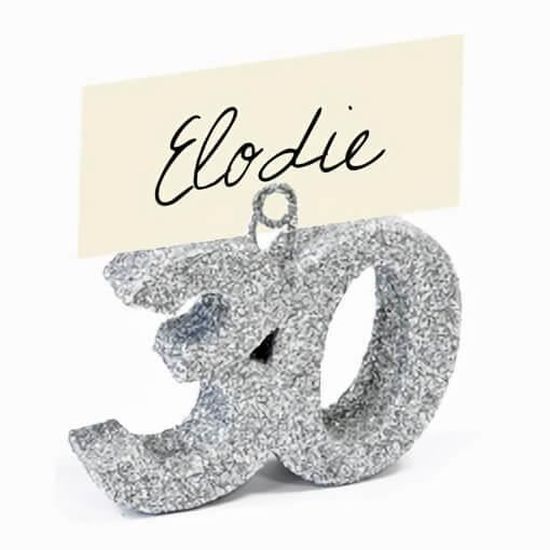 Marque Place Anniversaire Argent 30ans X1 Ref Dec763 30 Cdiscount Maison