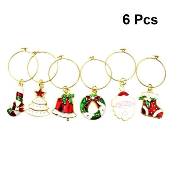 Lot De 100 Marqueurs Pour Verres à Vin - Décorations De Noël, étiquettes Festives Pour Fêtes Et Soirées