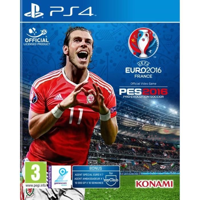 Konami Euro 2016 Jeu PS4