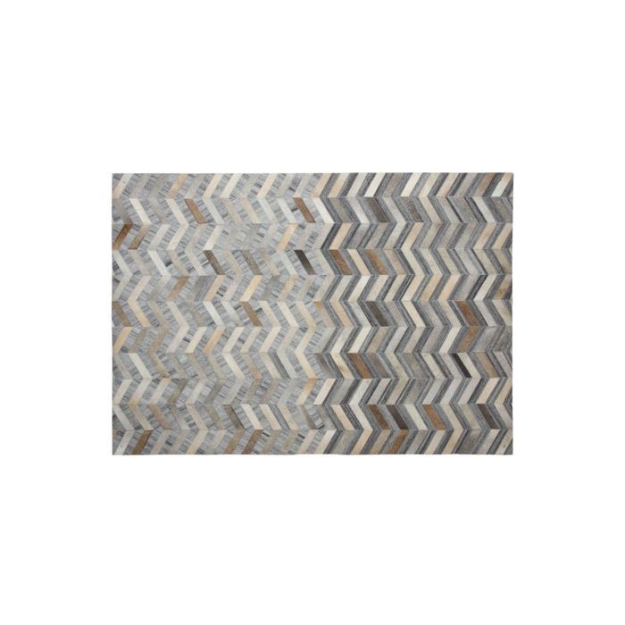 Tapis en peau de vache Gris