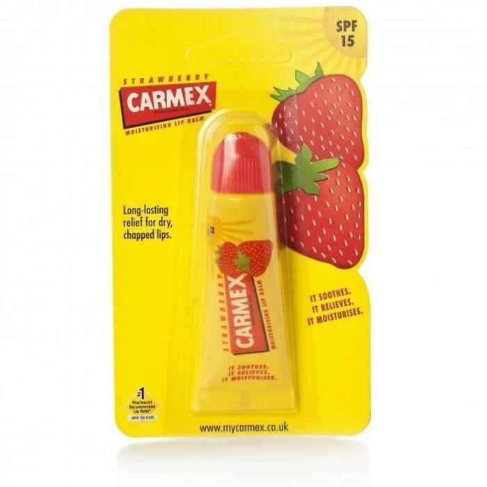 Carmex Baume pour les Lèvres Tube FRAISE