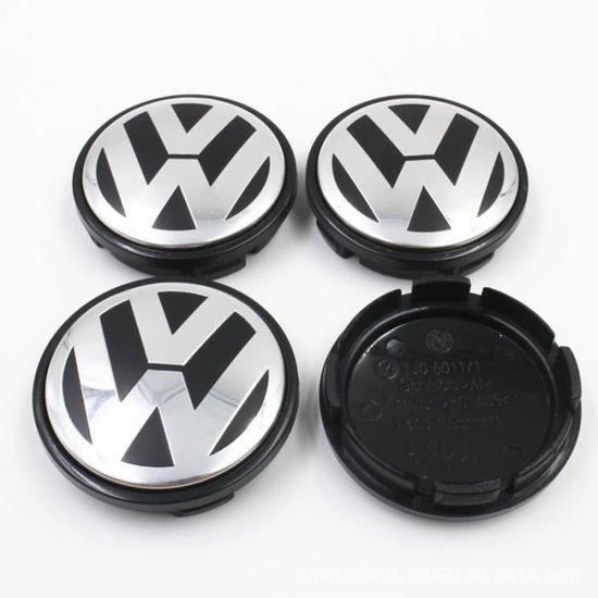 Lot de 4 caches moyeux Volkswagen 65mm réf. 3B7601171