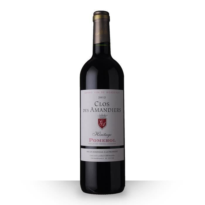Clos des Amandiers 2012 Rouge 75cl AOC Pomerol - Vin Rouge
