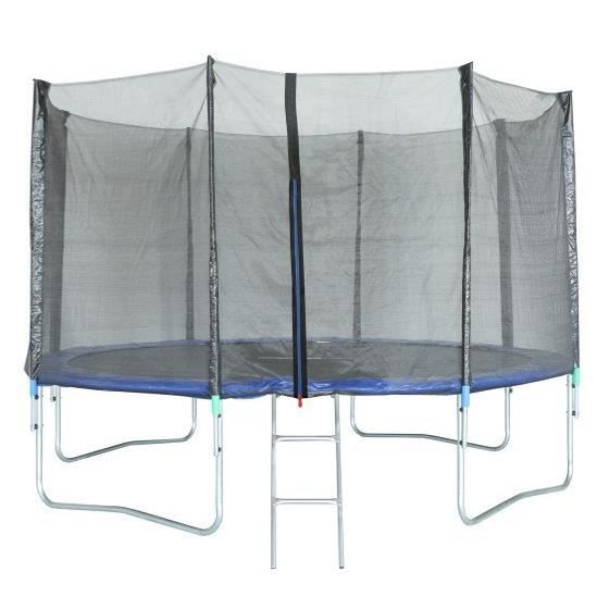 Trampoline 427 cm Noir TRIGANO Échelle et filet de protection inclus