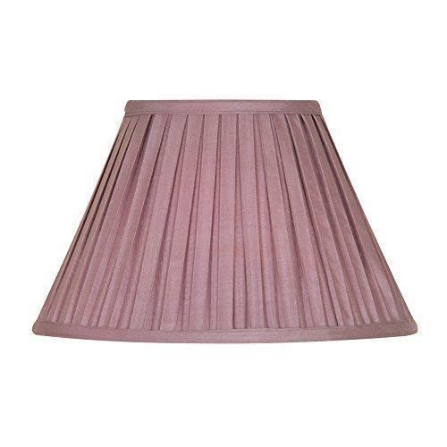 Oaks Lighting - Abat-jour en tissu plissé, 40,6 cm uvaspina/ viola