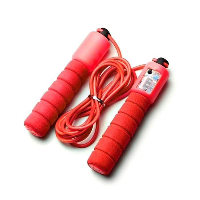 Accessoires Fitness - Musculation,Enfant adulte sauter corde à sauter compteur exercice saut jeu Fitness activité - Type Rouge