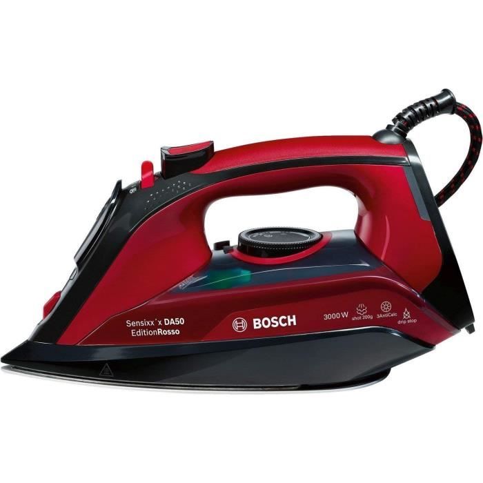 Bosch - Sensixx'x TDA503001P - Fer à repasser avec fonction vapeur - Système anti calc et anti goutte - semelle premium PalladiumGli