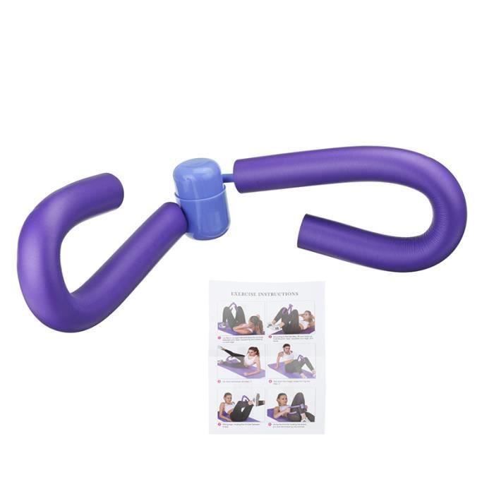 Jambes leg trainer dos exercice formant de ressorts de haute résistance Pourpre