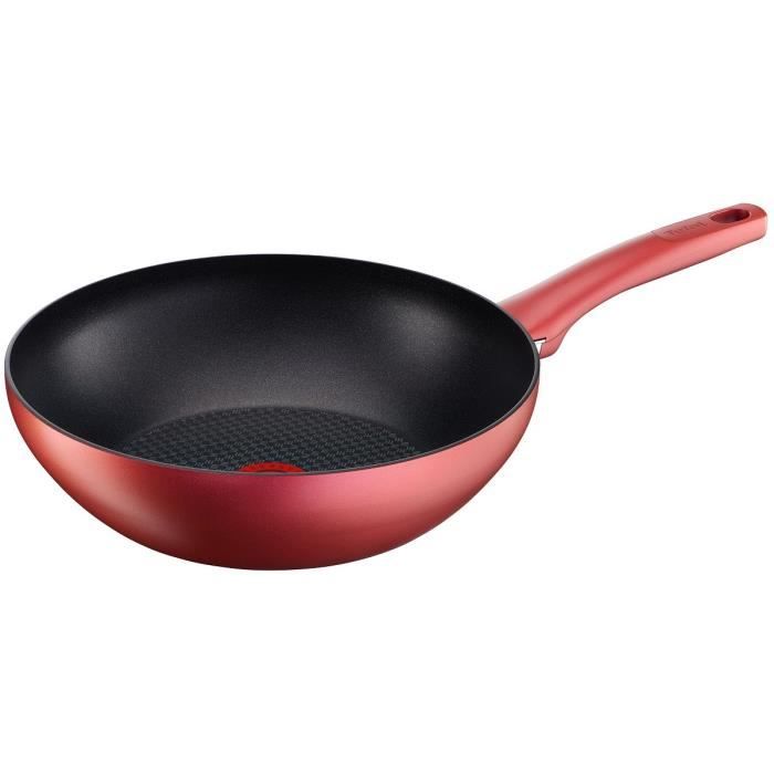 TEFAL CHARACTER GV5 Poêle Wok C6821902 28cm Tous feux dont induction