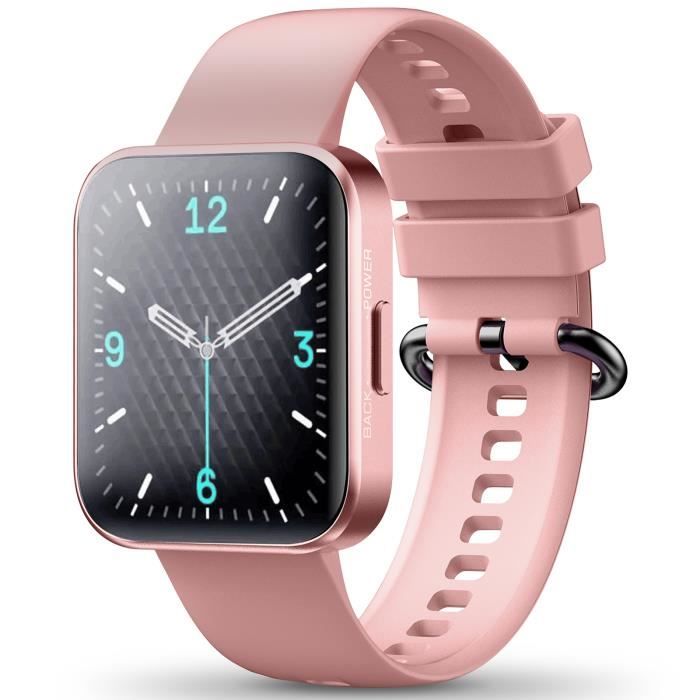 Montre Connectée Homme Femme Chronus Montre Intelligente Smartwatch Bluetooth 1,71 Pouces IP68 étanche pour Android IOS