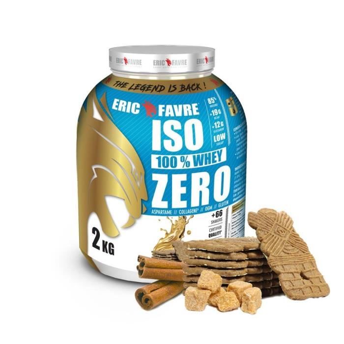 Iso Zero 100% Whey Protéine - Eric Favre Speculoos