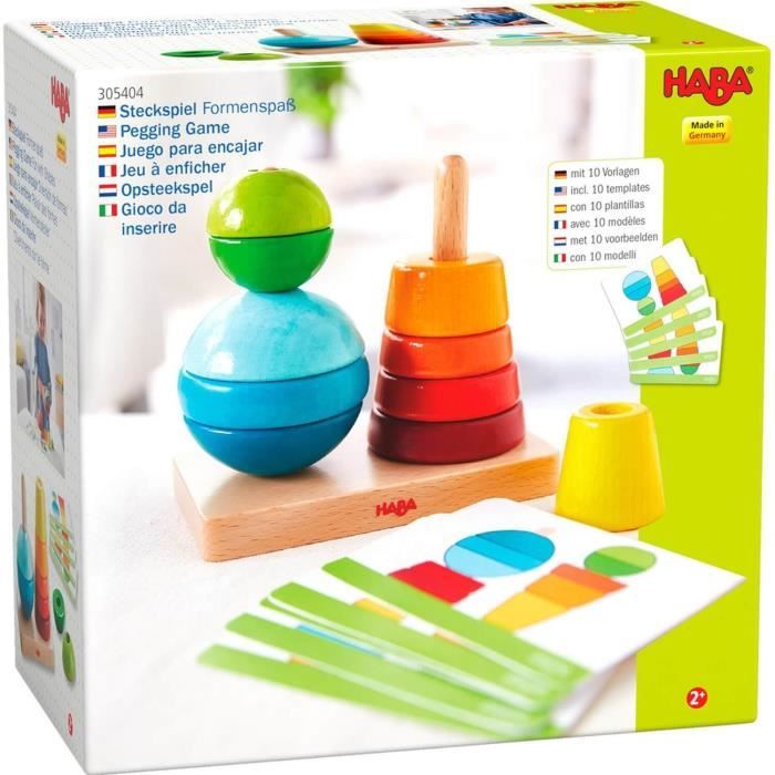 Jeu à enficher : Plaisir des formes Coloris Unique