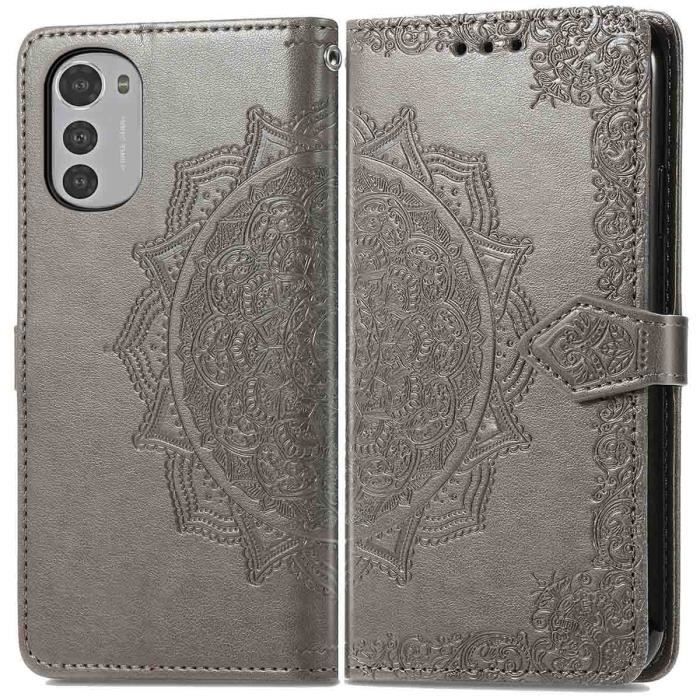 Coque Motorola Moto E32s,Motorola Moto E32 Gris iMoshion