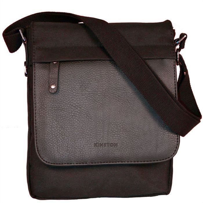 SHOT CASE - KINSTON Sacoche Marron Homme