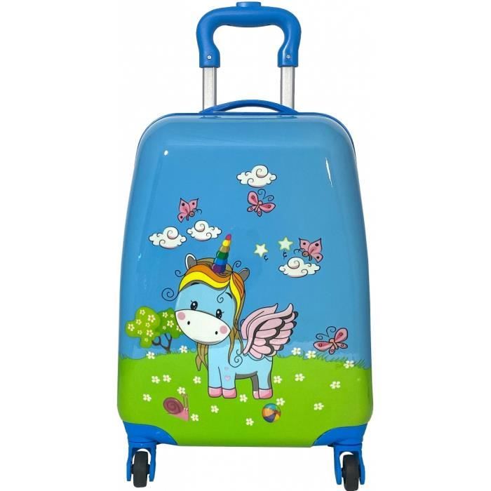 Valise Cabine Rigide Enfant Krlot BLEU - K0214