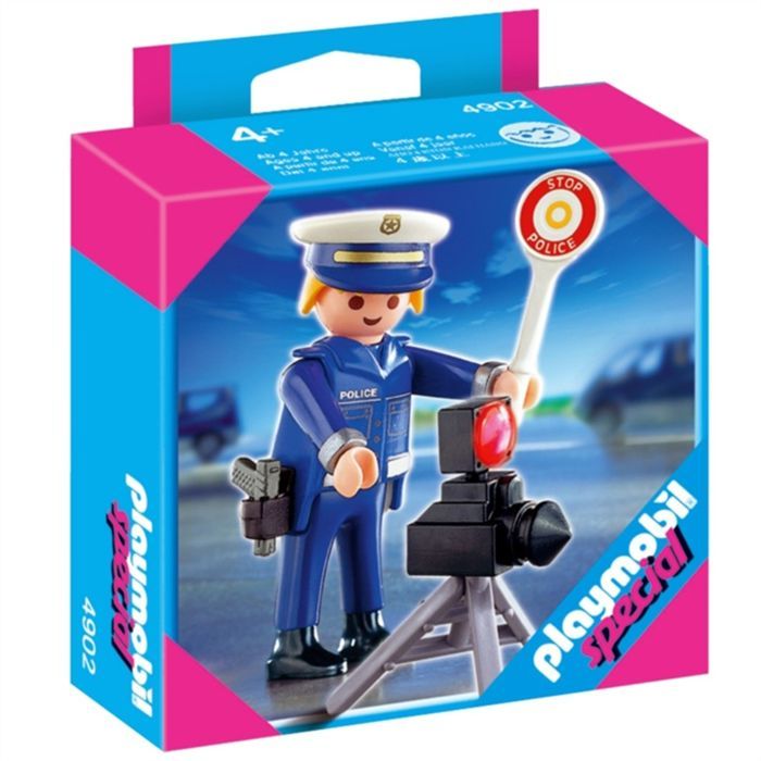 PLAYMOBIL 4902 Policier et radar