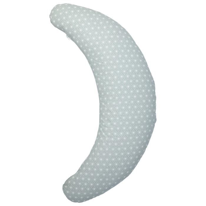 BABYCALIN Coussin de maternité Casual Chic - Coton - Vert - 100 x 53 cm
