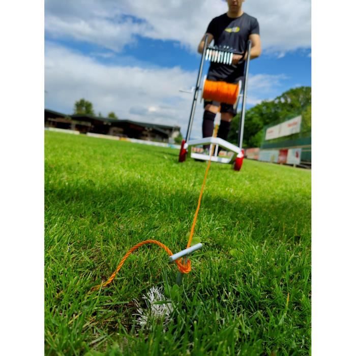 POWERSHOT Cordeau de traçage de Terrain Aide au traçage des Lignes de Terrain de Foot - Machine de traçage