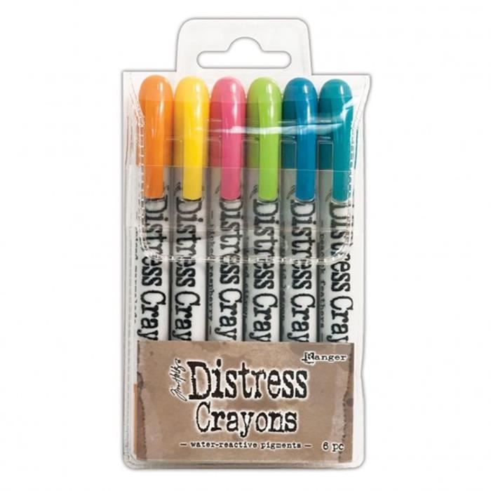 Coffret "Tim Holtz distress crayons set 1" de Ranger