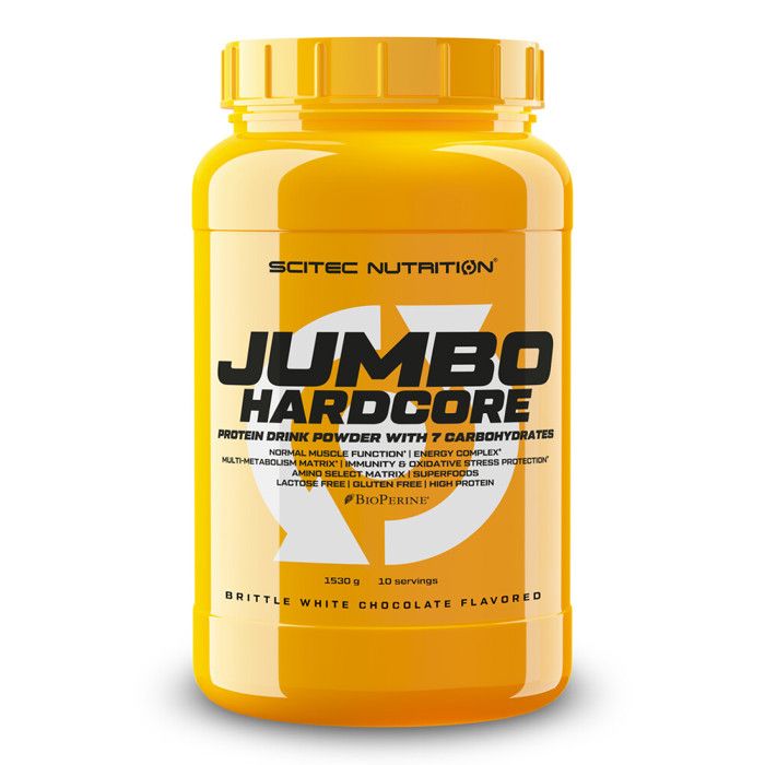 Jumbo Hardcore 1.53Kg SCITEC (Chocolat Blanc)