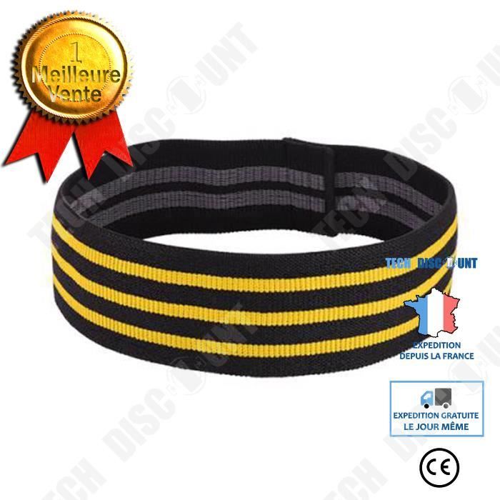 TD® Bandes de Yoga Pilates Puissance Hanches Exercice Élastiques Ceinture Sport Fitness Pratique Maison, Jaune Bande de Résistance-