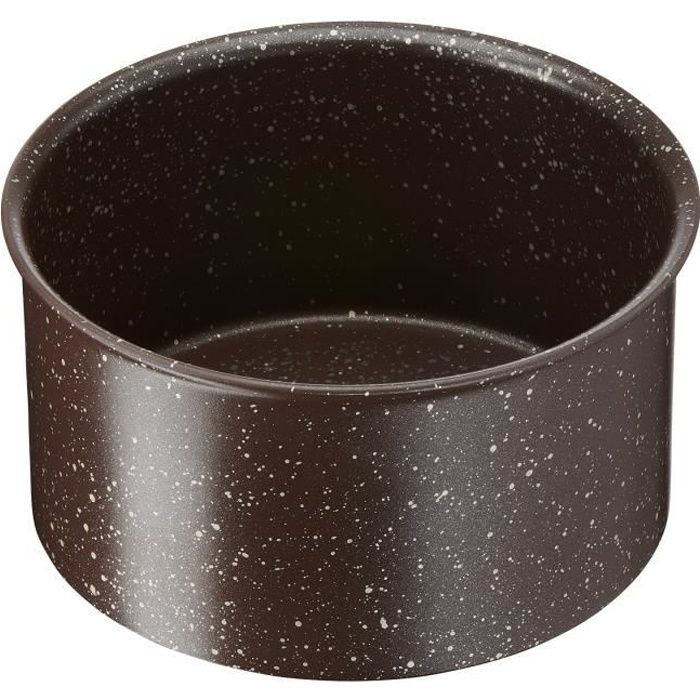 TEFAL L6782802 Casserole 16 cm INGENIO EXTREM Anti-adhésif - Tous feux dont inductionMarron effet pierre