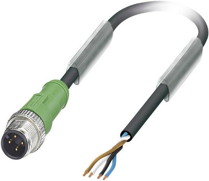 Phoenix contact Câble pour capteurs/actionneurs SAC-4P-M12MS/ 3,0-PUR 1668056 Contenu: 1 pc(s)