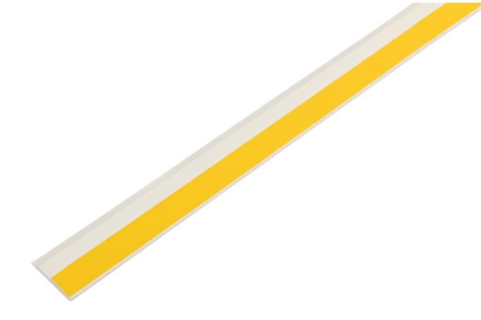 Schellenberg - 66400 - Baguette de protection autocollante en PVC souple pour fenetre armoire ou porte Blanc 30 x 1500 mm