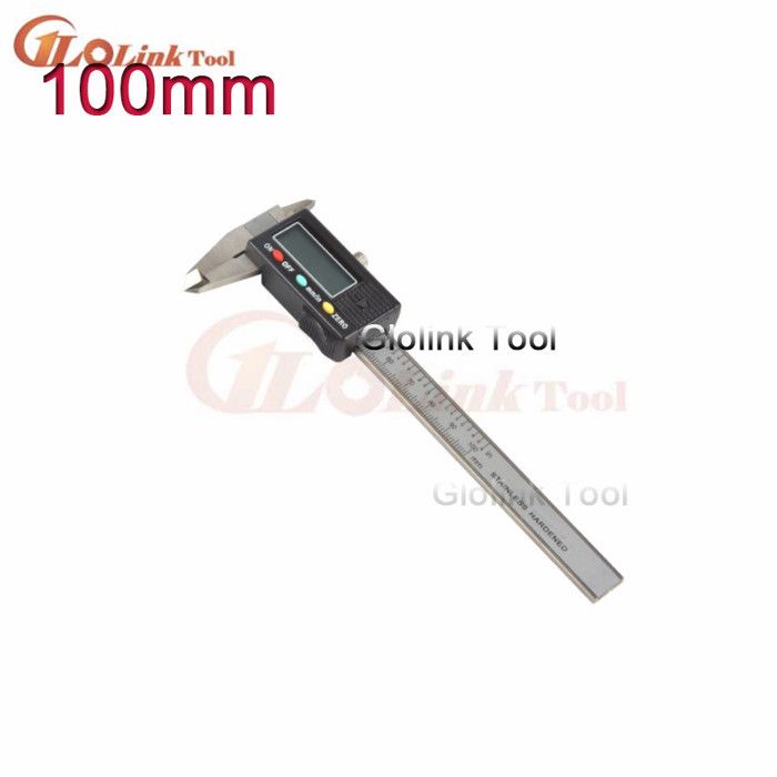 Pied à Coulisse Numérique Électronique - Précision 0.01mm, Mesure 0-200mm, Acier Inox, Conversion Pouce/Mm