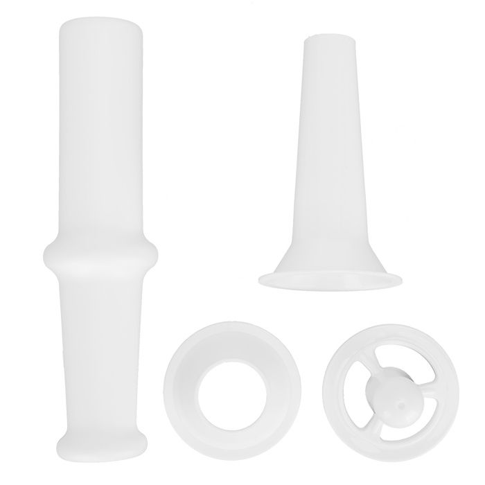 4 Tubes à Saucisses Inox Pour Hachoir - Diamètres 15 à 28 Mm - Pour Faire Ses Saucisses Maison
