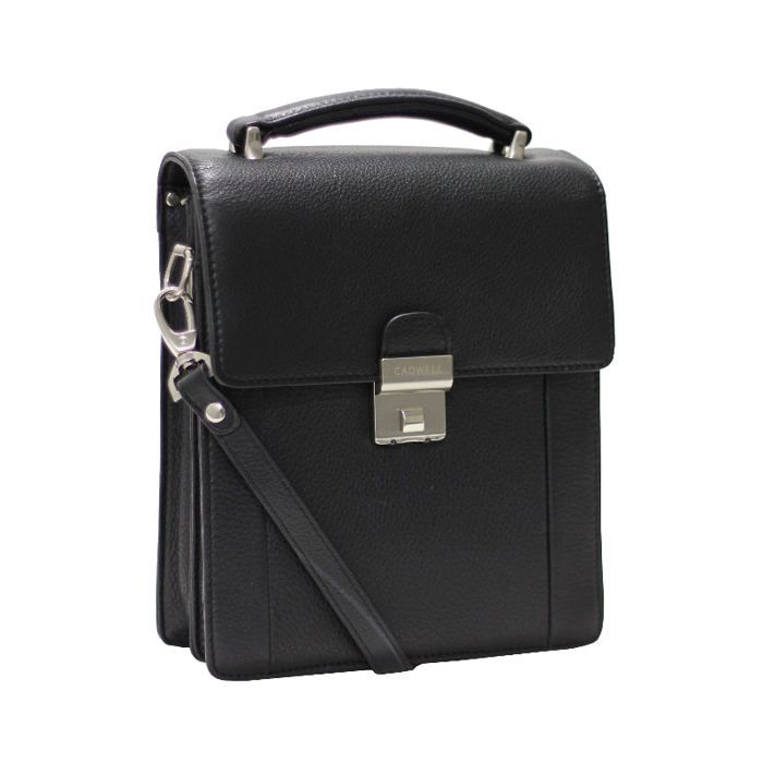 Petit Cartable à rabats Noir Homme Cadwell Petit Cartable à rabats Noir Homme Cadwell