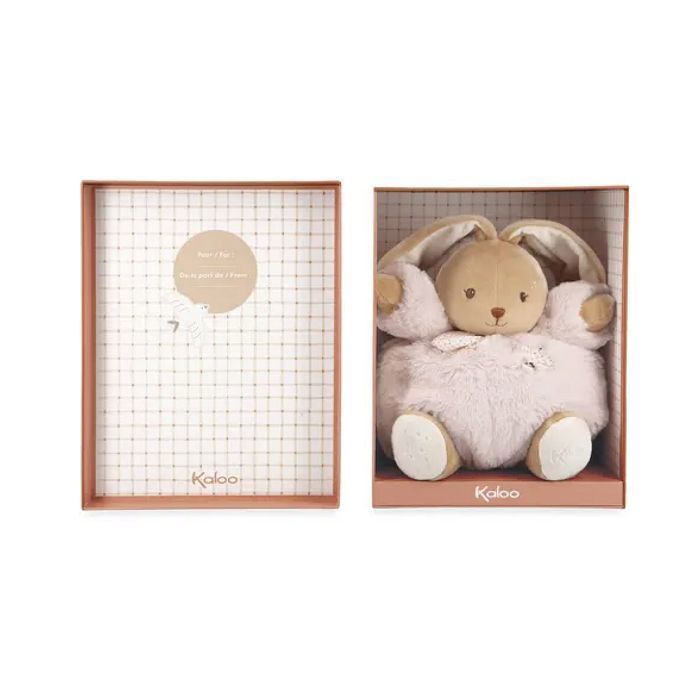 Patapouf Lapin rose 25cm - KALOO - PELUCHES/Doudous - Beige