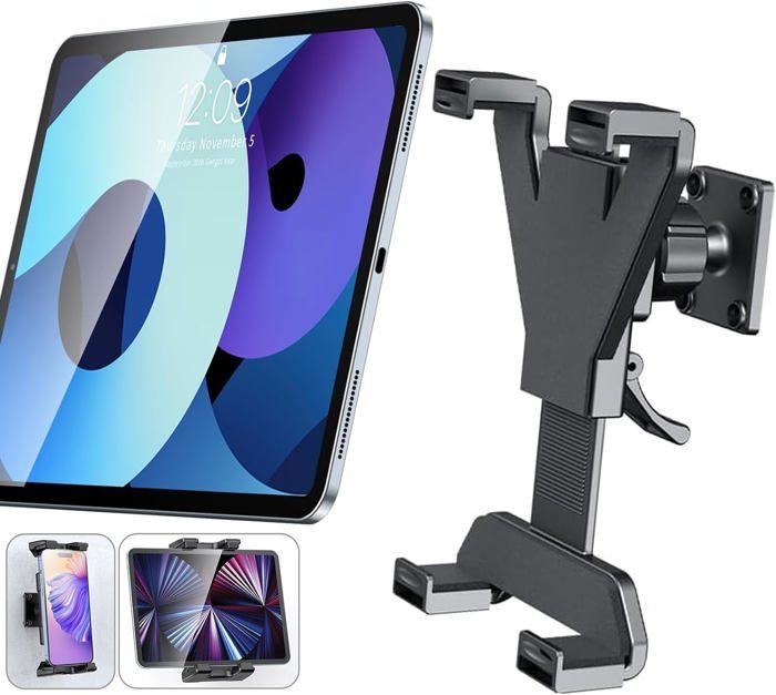 Support Mural Pliable Rotatif 360° Pour Tablette 4,7 à 13,5 Pouces - Métal Robuste Pour IPad Et Autres