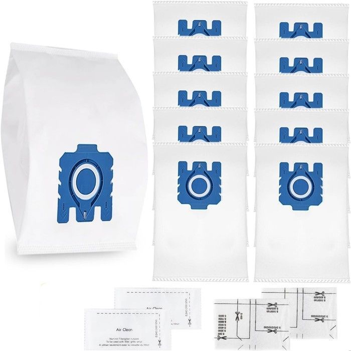 15 Sacs Aspirateur + 2 Filtres Pour Miele Compact C2 C1 Complete C1 - Compatible FJM S2 S3 S4 S5 S6 S7