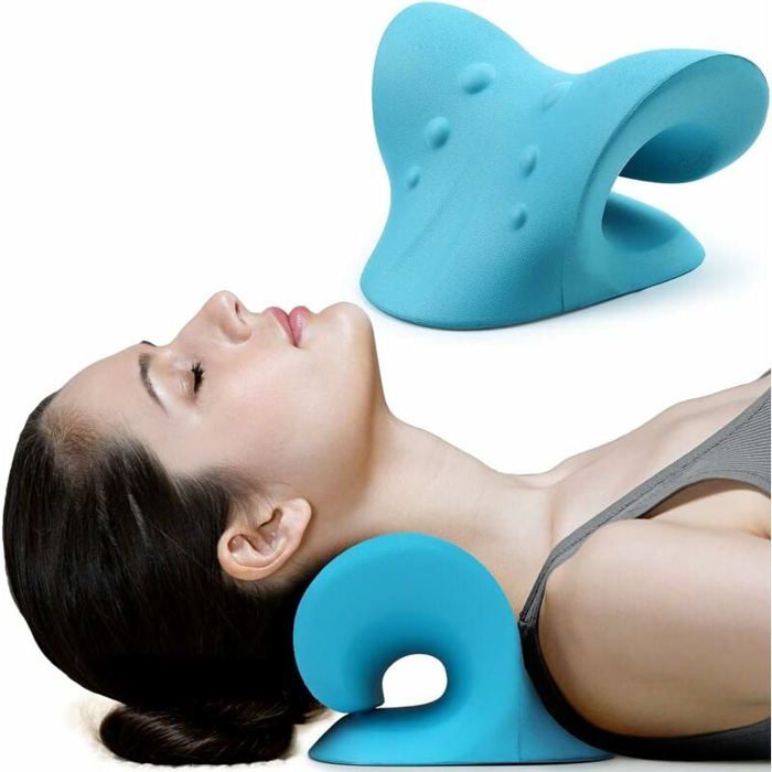 Comparer les prix de Relaxeur cou et paules dispositif traction cervicale pour soulagement douleur ATM. Label