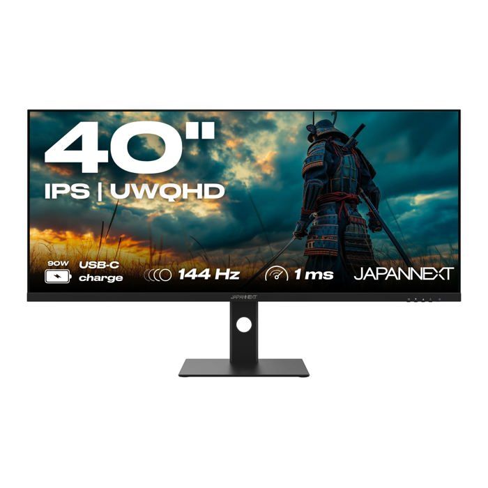 Ecran PC Gamer - JAPANNEXT - JN-IPS401UWQHD144-C90W - 40 UWQHD (3440x1440) - IPS 144Hz - 1ms USB-C 90W