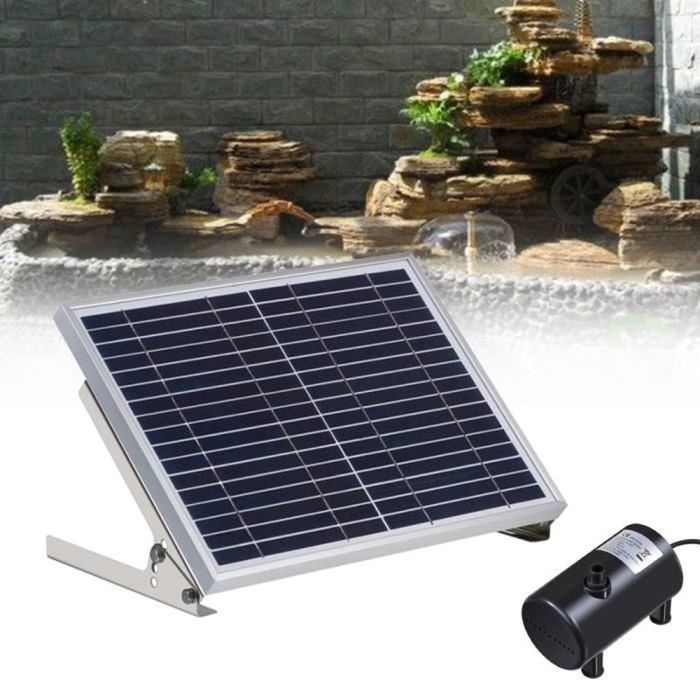 Waterfall 101981 Pompe Solaire De Rechange 12-18V DC - Max 3400 L/H Pour Fontaine Et Ruisseau