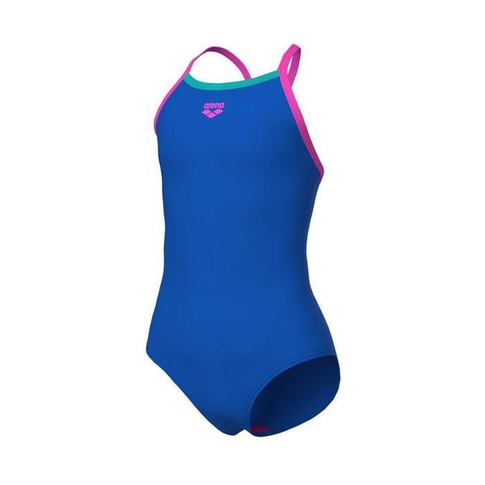 Maillot de bain 1 pièce fille Arena Light Drop Solid - bluechina/freakrose/frea