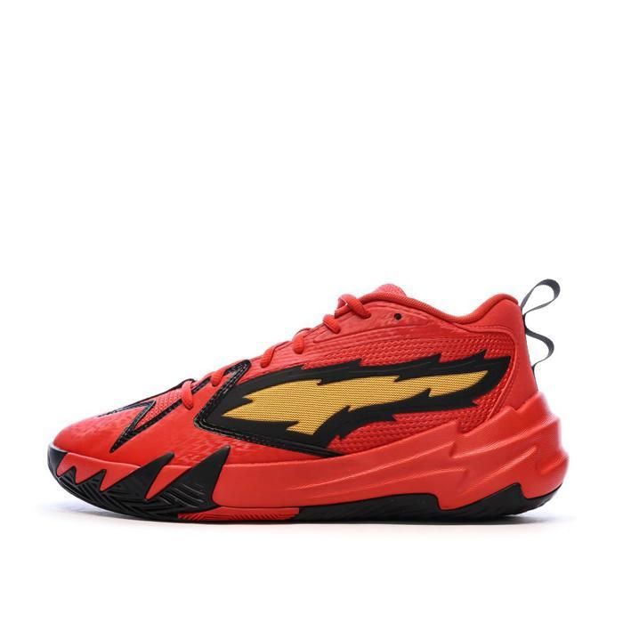 Chaussures de Basketball Rouges Homme Puma Scoot Zeros Retro