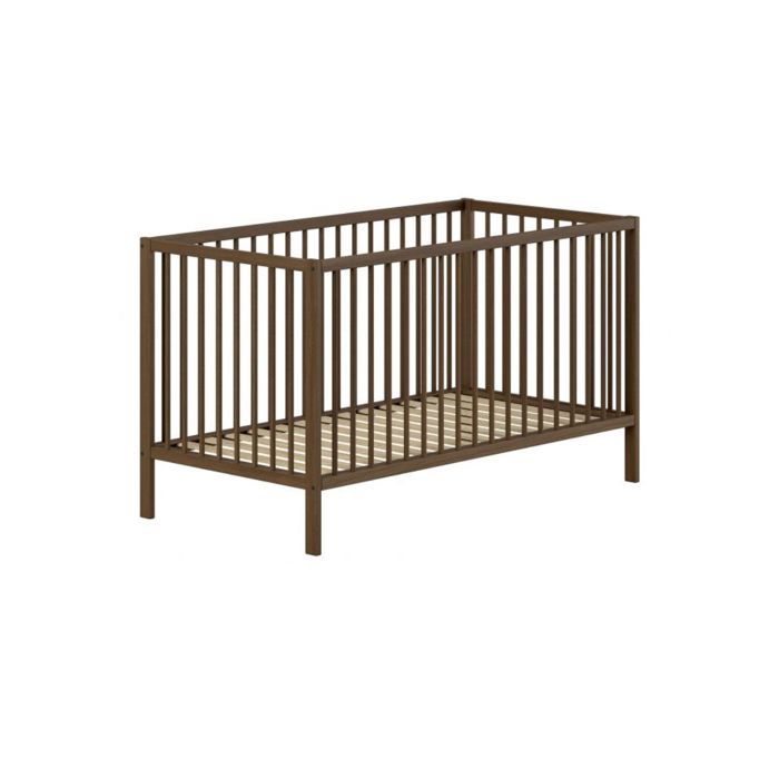 Lit évolutif DINO 70x140 noyer - Durable et sûr